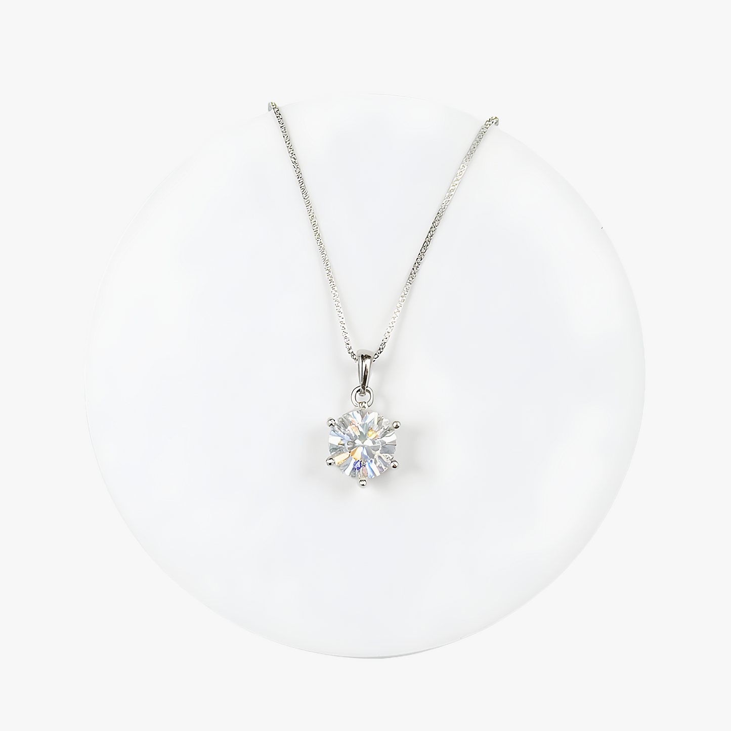 Classic Solitaire Necklace