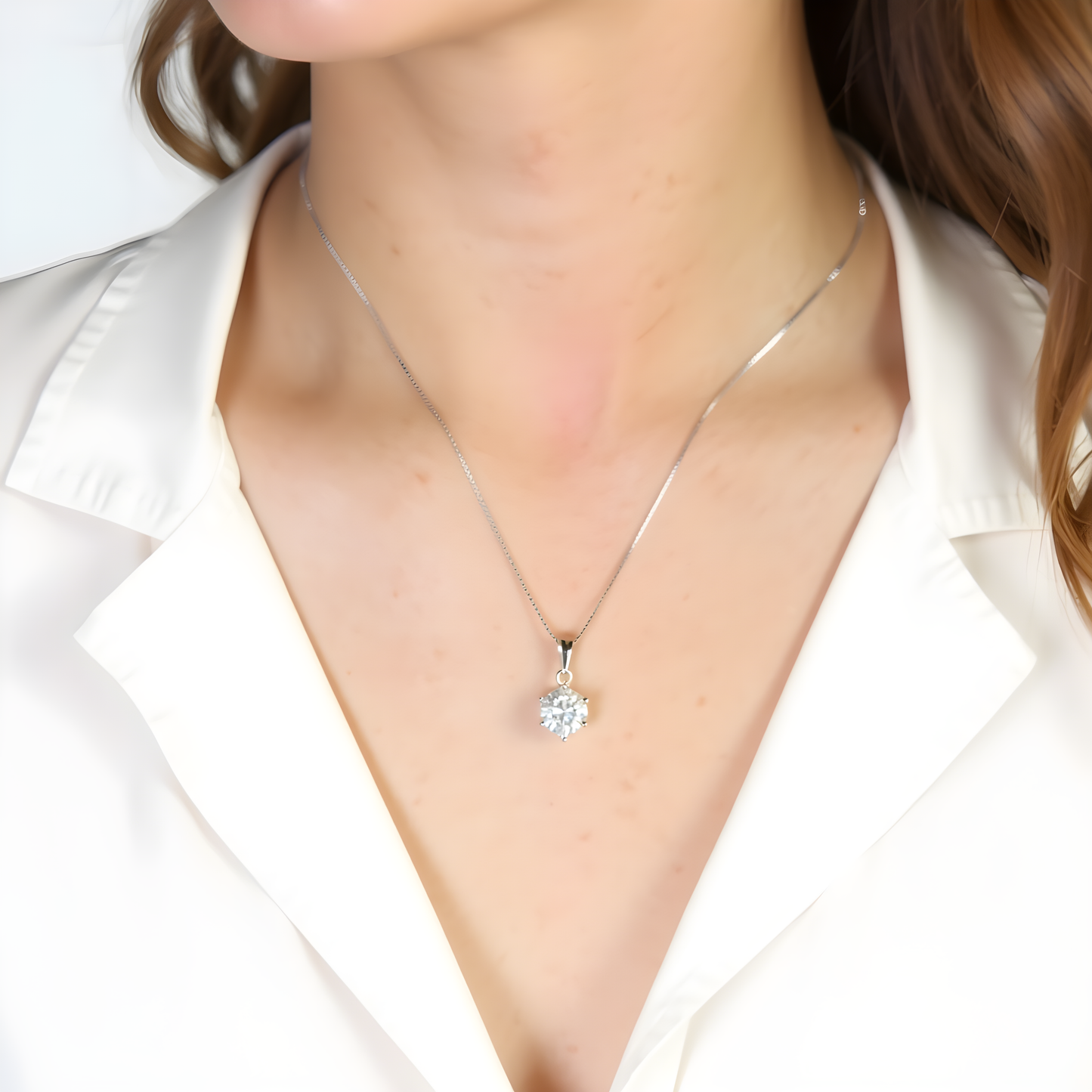 Classic Solitaire Necklace