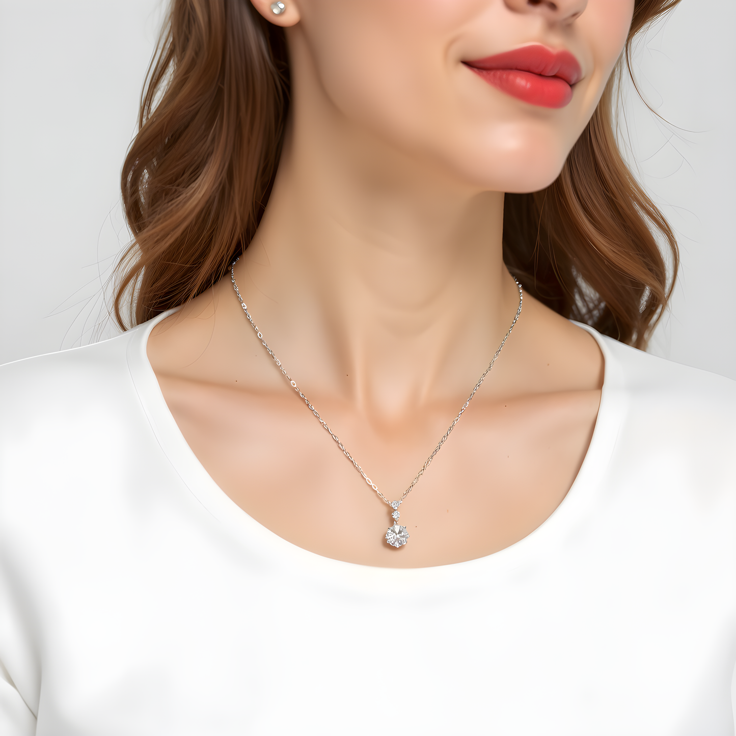Celestial Solitaire Necklace