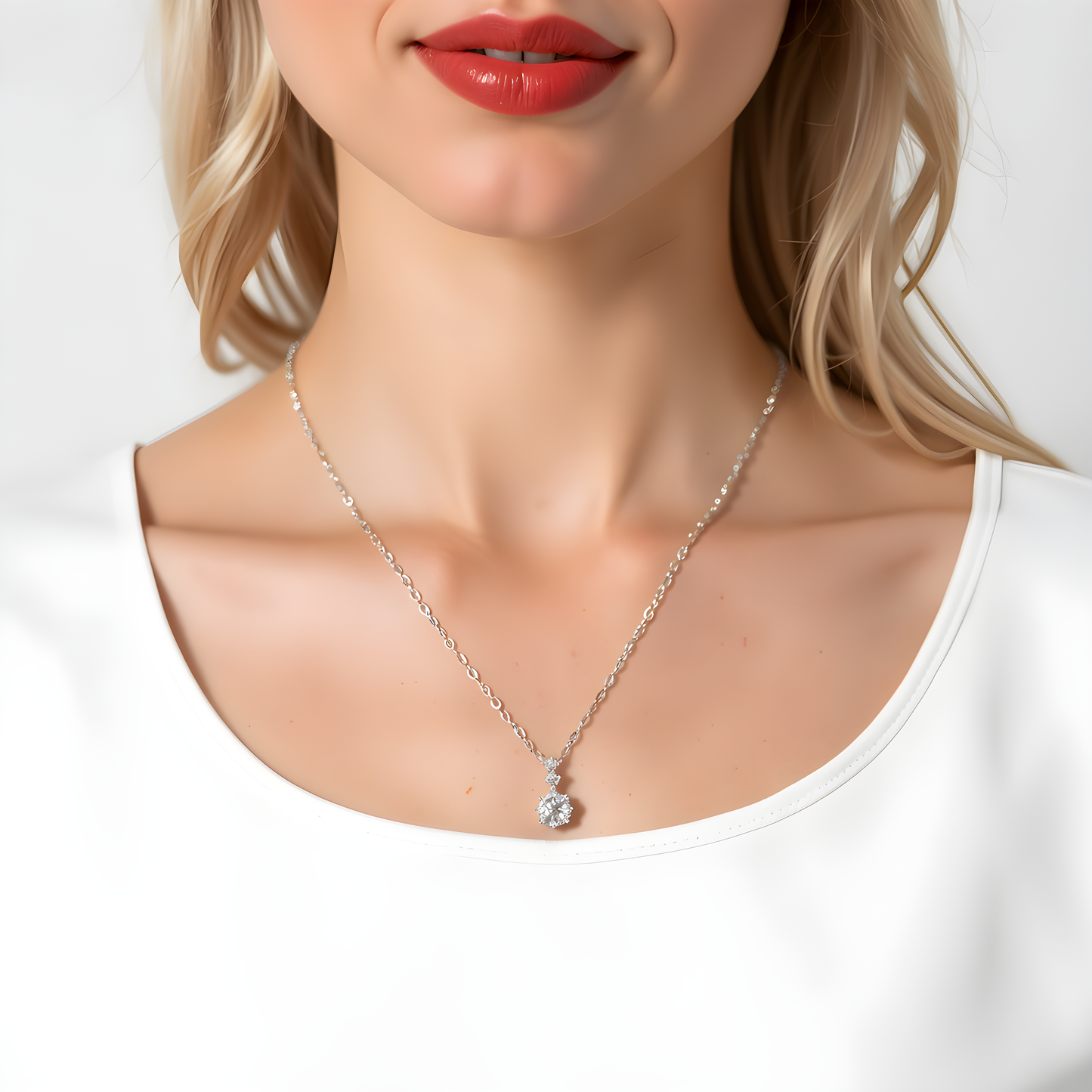 Celestial Solitaire Necklace